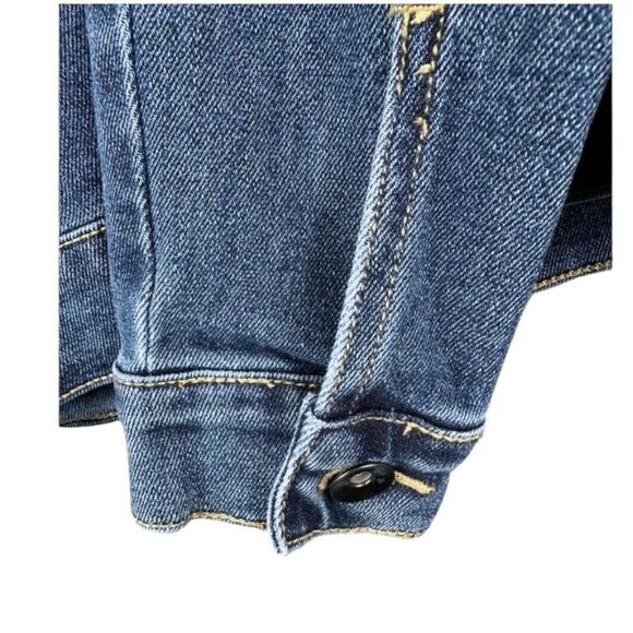 Disney Pixar WALL-E Womens Recycled Embroidered Denim Jacket - Earth Day Sz S - Picture 7 of 11